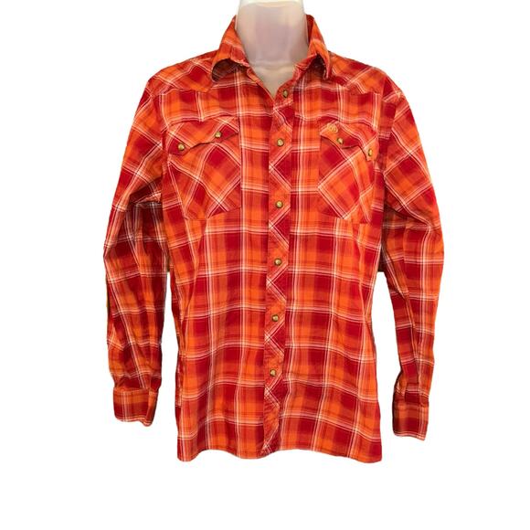 Men’s Wrangler Retro Western Button Down Shirt XL Pearl Snaps - Picture 1 of 3